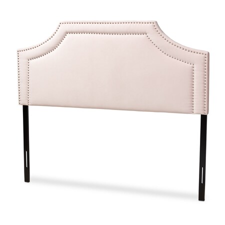 Avignon Light Pink Velvet Upholstered Full Size Headboard